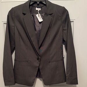 Laundry By Shelli Segal Charcoal Blazer Size 4